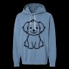 Unisex Garment-Dyed Lightweight Fleece Hooded Sweatshirt Thumbnail