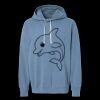 Unisex Garment-Dyed Lightweight Fleece Hooded Sweatshirt Thumbnail