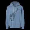 Unisex Garment-Dyed Lightweight Fleece Hooded Sweatshirt Thumbnail