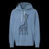 Unisex Garment-Dyed Lightweight Fleece Hooded Sweatshirt Thumbnail