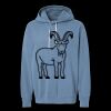 Unisex Garment-Dyed Lightweight Fleece Hooded Sweatshirt Thumbnail