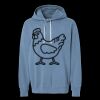 Unisex Garment-Dyed Lightweight Fleece Hooded Sweatshirt Thumbnail