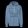 Unisex Garment-Dyed Lightweight Fleece Hooded Sweatshirt Thumbnail
