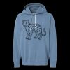 Unisex Garment-Dyed Lightweight Fleece Hooded Sweatshirt Thumbnail