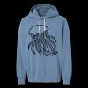 Unisex Garment-Dyed Lightweight Fleece Hooded Sweatshirt Thumbnail