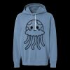 Unisex Garment-Dyed Lightweight Fleece Hooded Sweatshirt Thumbnail
