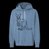Unisex Garment-Dyed Lightweight Fleece Hooded Sweatshirt Thumbnail