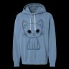 Unisex Garment-Dyed Lightweight Fleece Hooded Sweatshirt Thumbnail
