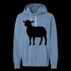 Unisex Garment-Dyed Lightweight Fleece Hooded Sweatshirt Thumbnail