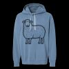 Unisex Garment-Dyed Lightweight Fleece Hooded Sweatshirt Thumbnail