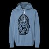 Unisex Garment-Dyed Lightweight Fleece Hooded Sweatshirt Thumbnail