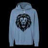 Unisex Garment-Dyed Lightweight Fleece Hooded Sweatshirt Thumbnail