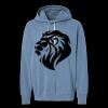 Unisex Garment-Dyed Lightweight Fleece Hooded Sweatshirt Thumbnail