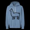 Unisex Garment-Dyed Lightweight Fleece Hooded Sweatshirt Thumbnail
