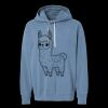 Unisex Garment-Dyed Lightweight Fleece Hooded Sweatshirt Thumbnail
