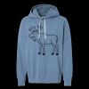 Unisex Garment-Dyed Lightweight Fleece Hooded Sweatshirt Thumbnail