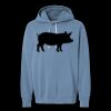 Unisex Garment-Dyed Lightweight Fleece Hooded Sweatshirt Thumbnail