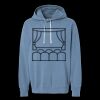Unisex Garment-Dyed Lightweight Fleece Hooded Sweatshirt Thumbnail