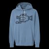 Unisex Garment-Dyed Lightweight Fleece Hooded Sweatshirt Thumbnail
