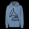 Unisex Garment-Dyed Lightweight Fleece Hooded Sweatshirt Thumbnail