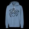 Unisex Garment-Dyed Lightweight Fleece Hooded Sweatshirt Thumbnail