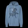 Unisex Garment-Dyed Lightweight Fleece Hooded Sweatshirt Thumbnail
