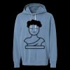 Unisex Garment-Dyed Lightweight Fleece Hooded Sweatshirt Thumbnail