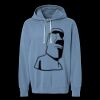 Unisex Garment-Dyed Lightweight Fleece Hooded Sweatshirt Thumbnail