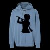 Unisex Garment-Dyed Lightweight Fleece Hooded Sweatshirt Thumbnail