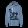 Unisex Garment-Dyed Lightweight Fleece Hooded Sweatshirt Thumbnail