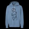 Unisex Garment-Dyed Lightweight Fleece Hooded Sweatshirt Thumbnail