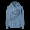 Unisex Garment-Dyed Lightweight Fleece Hooded Sweatshirt Thumbnail