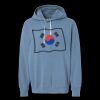 Unisex Garment-Dyed Lightweight Fleece Hooded Sweatshirt Thumbnail