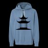 Unisex Garment-Dyed Lightweight Fleece Hooded Sweatshirt Thumbnail