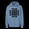 Unisex Garment-Dyed Lightweight Fleece Hooded Sweatshirt Thumbnail