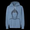 Unisex Garment-Dyed Lightweight Fleece Hooded Sweatshirt Thumbnail