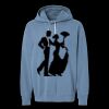 Unisex Garment-Dyed Lightweight Fleece Hooded Sweatshirt Thumbnail