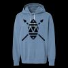 Unisex Garment-Dyed Lightweight Fleece Hooded Sweatshirt Thumbnail