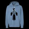 Unisex Garment-Dyed Lightweight Fleece Hooded Sweatshirt Thumbnail