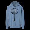 Unisex Garment-Dyed Lightweight Fleece Hooded Sweatshirt Thumbnail