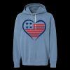 Unisex Garment-Dyed Lightweight Fleece Hooded Sweatshirt Thumbnail