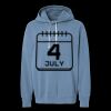 Unisex Garment-Dyed Lightweight Fleece Hooded Sweatshirt Thumbnail