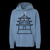 Unisex Garment-Dyed Lightweight Fleece Hooded Sweatshirt Thumbnail