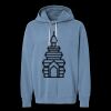 Unisex Garment-Dyed Lightweight Fleece Hooded Sweatshirt Thumbnail