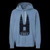 Unisex Garment-Dyed Lightweight Fleece Hooded Sweatshirt Thumbnail