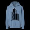 Unisex Garment-Dyed Lightweight Fleece Hooded Sweatshirt Thumbnail