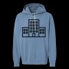 Unisex Garment-Dyed Lightweight Fleece Hooded Sweatshirt Thumbnail