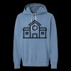 Unisex Garment-Dyed Lightweight Fleece Hooded Sweatshirt Thumbnail