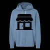 Unisex Garment-Dyed Lightweight Fleece Hooded Sweatshirt Thumbnail