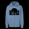 Unisex Garment-Dyed Lightweight Fleece Hooded Sweatshirt Thumbnail
